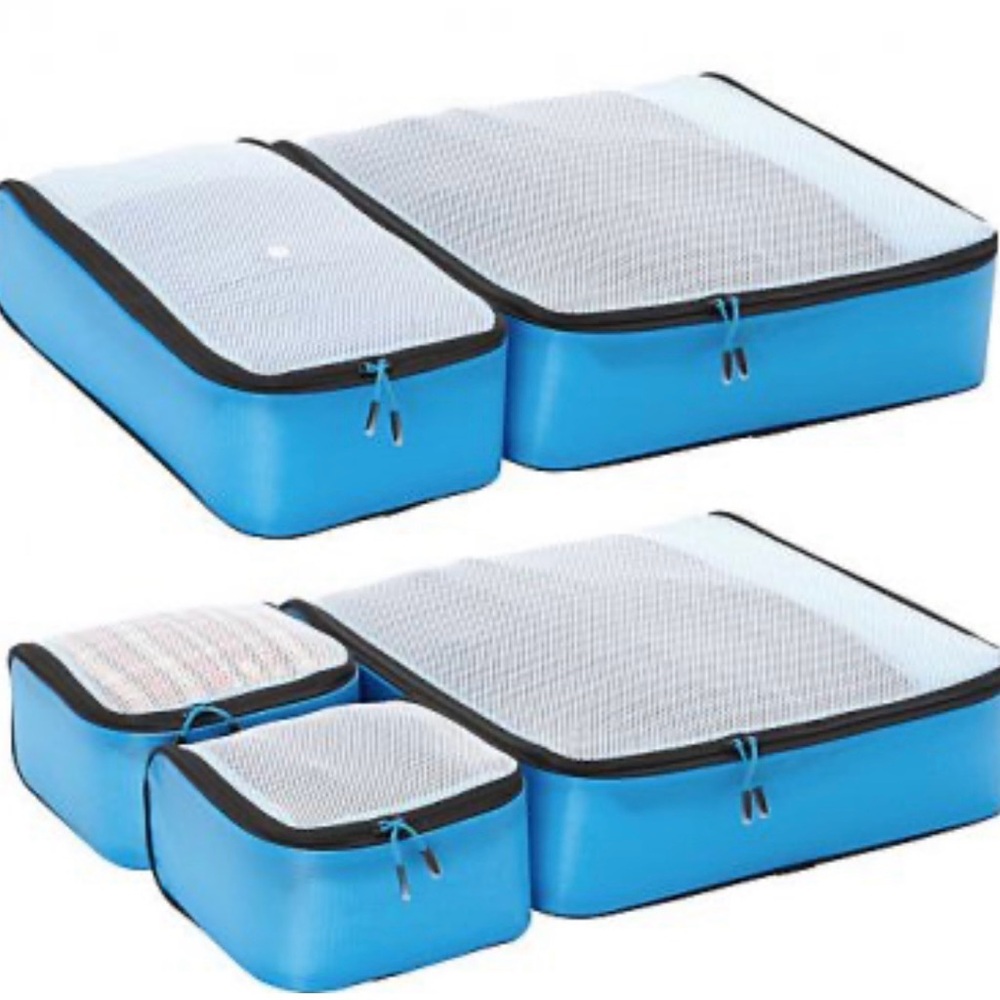Ultralight Packing Cubes Super Packer 5 Piece Set in Grey